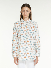 ピュア コットン ポプリン シャツ