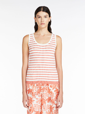 ピュア コットン ニット トップ