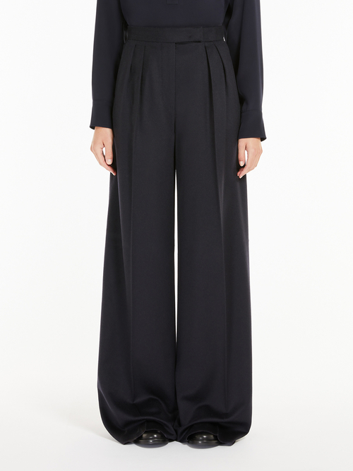 ピュア キャメル ワイド パンツ