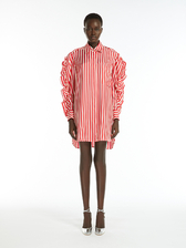 ピュア シルク シャツ ドレス