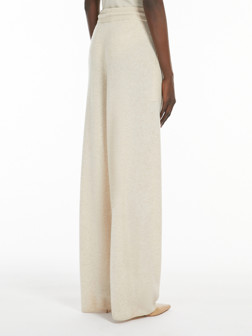 ウール カシミヤ ニット パンツ 詳細画像 ベージュ 2