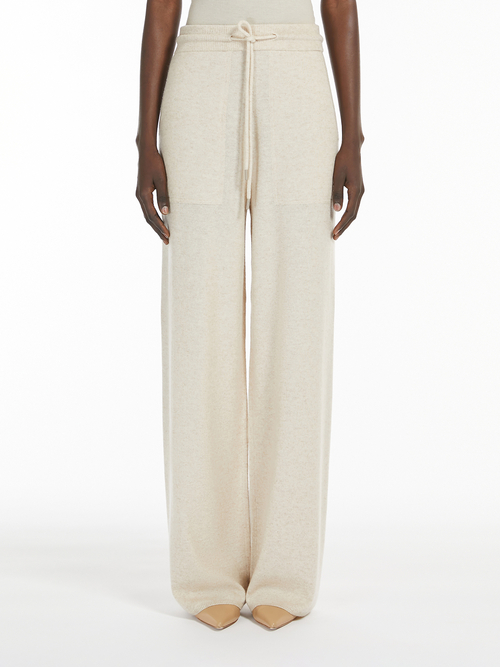 ウール カシミヤ ニット パンツ