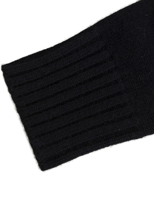 ウール カシミヤ ストライプ ニット 詳細画像 ネイビー／キャメル 7