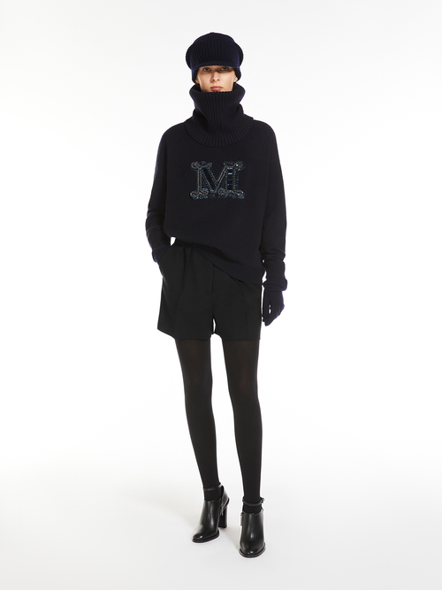 ウール カシミヤ オーバサイズ ニット 詳細画像 ウルトラマリン 4