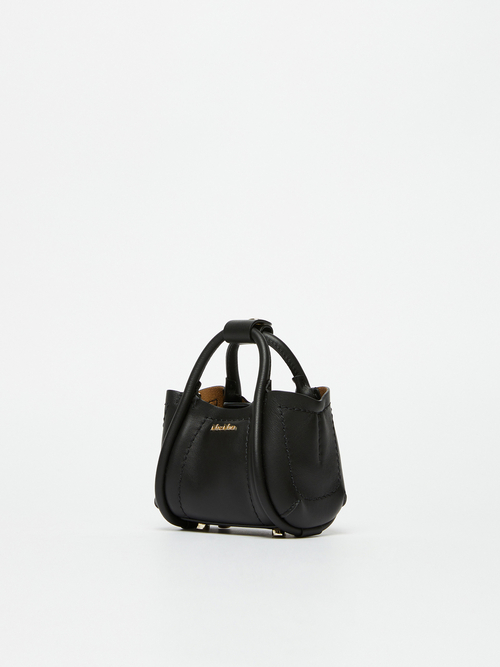 スムース レザー ミニ マリン バッグ 詳細画像 ブラック 2