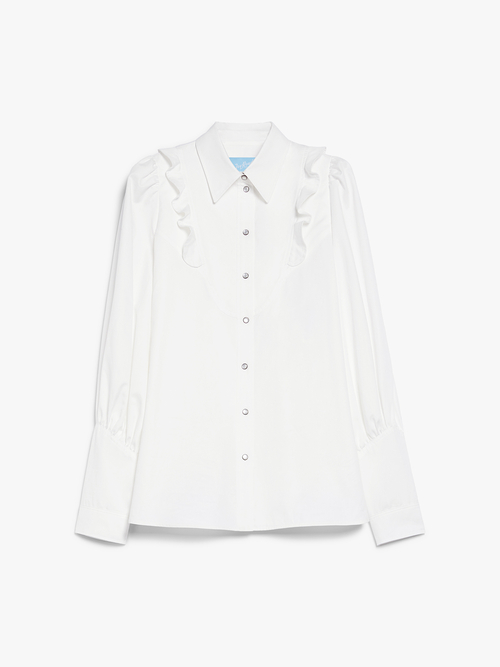 ピュア コットン ツイル シャツ 詳細画像 ホワイト 4