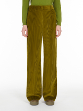 コーデュロイ ワイドレッグ パンツ