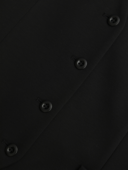 コットン ブレンド ジャージー ジレ 詳細画像 ブラック 8