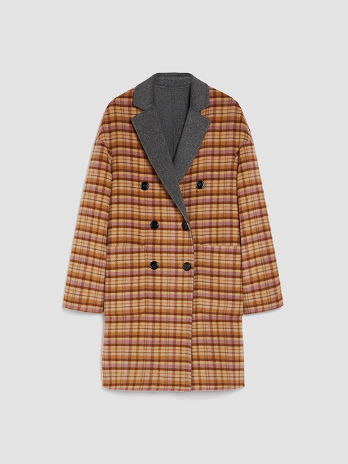  リバーシブル ダブルフェイス ウール コート 詳細画像 ベージュ 5