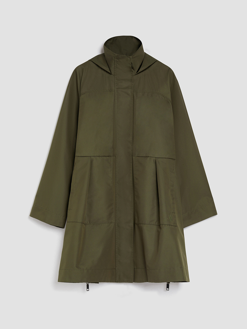  テクニカル コットン ギャバジン フーデッド コート 詳細画像 カーキ 4