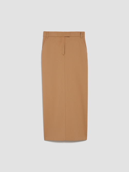  キャバリー ツイル ペンシル スカート 詳細画像 キャメル 4