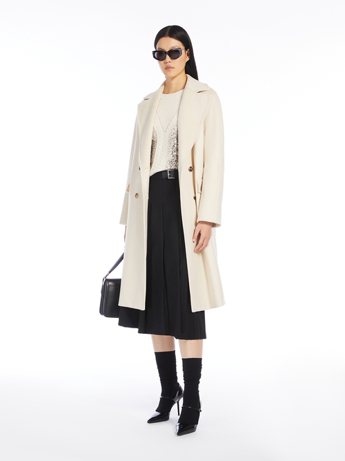 ストレッチ ウール プリーツ スカート 詳細画像 ブラック 5