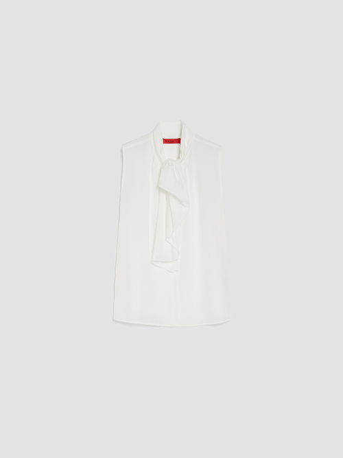  クレープデシン トップス 詳細画像 ホワイト 4