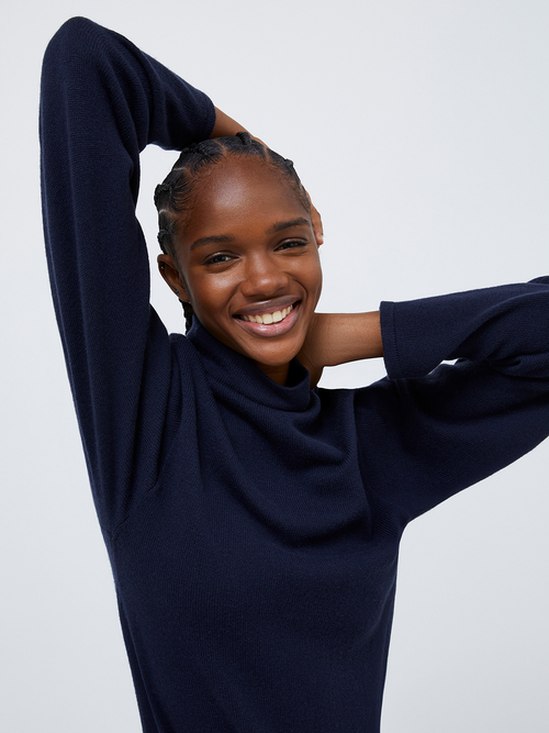  ニット ロング ドレス 詳細画像 ネイビー 3