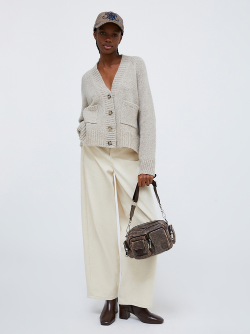  ウール カシミヤ ブレンド カーディガン 詳細画像 エクリュ 5