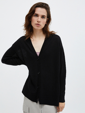  ライト ウール アルパカ カーディガン