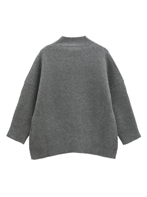 ウール カシミヤ リブニット 詳細画像 ライトブルー 5