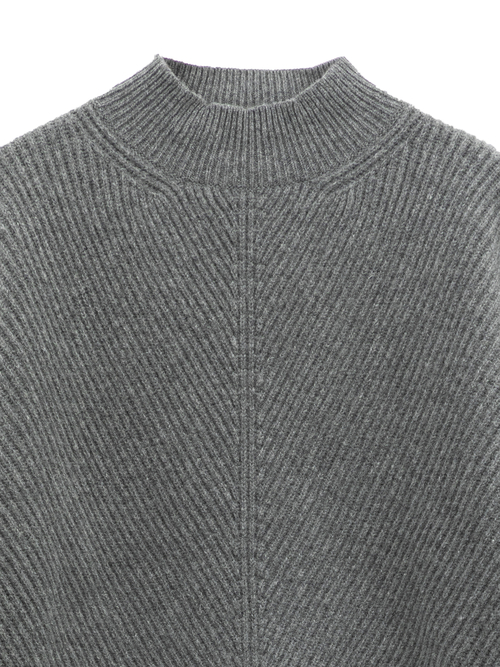 ウール カシミヤ リブニット 詳細画像 ライトブルー 6