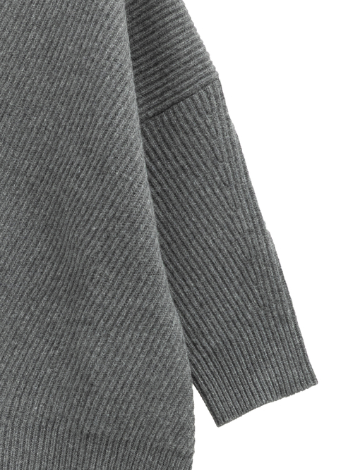 ウール カシミヤ リブニット 詳細画像 ライトブルー 7