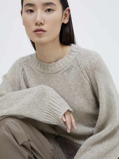  ウール カシミヤ ブレンド プルオーバー 詳細画像 エクリュ 3