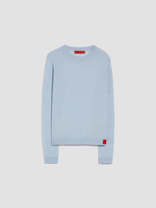  ウール アルパカ ブレンド ニット 詳細画像 ブルー 4