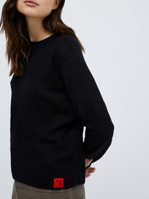  ウール アルパカ ブレンド ニット 詳細画像 ブルー 6