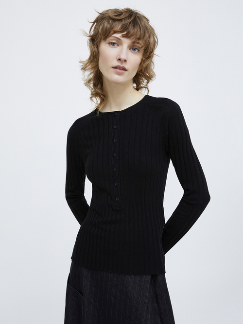  グランダッドカラー ニット