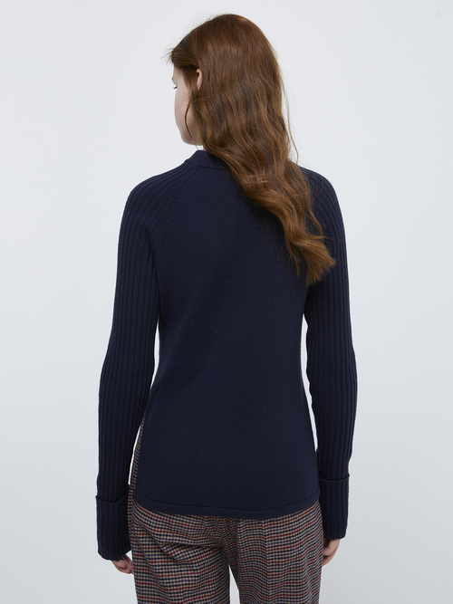  ウール ブレンド リブ ニット 詳細画像 キャメル 5