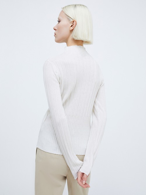  ライトウェイト ウール ブレンド セーター 詳細画像 ミルク 2