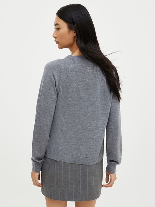 メリノウール ツイン セット 詳細画像 メランジェグレー 2