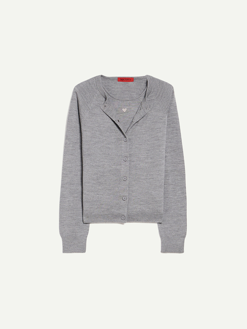 メリノウール ツイン セット 詳細画像 メランジェグレー 4