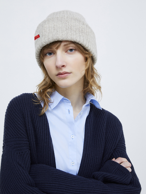  ウール カシミヤ ブレンド ビーニー 詳細画像 エクリュ 3