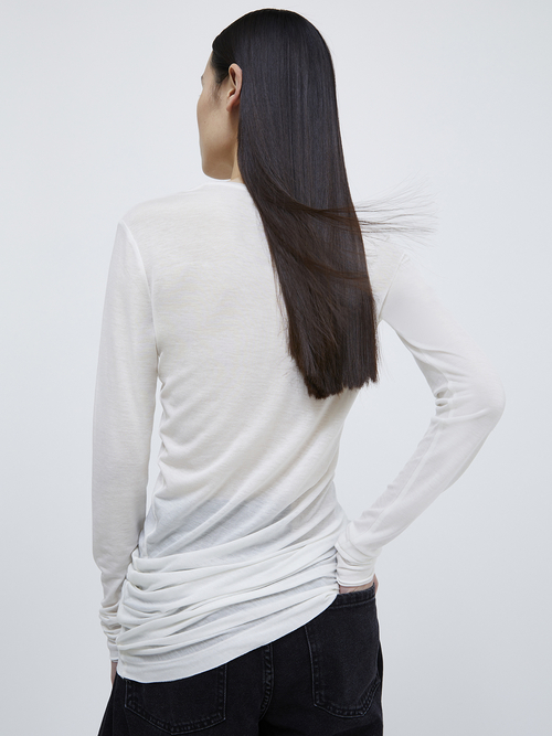  リヨセル ウール Tシャツ 詳細画像 ブラック 2