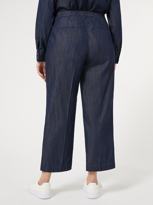 ピュア コットン デニム パンツ (※ブランド独自サイズ) 詳細画像 ネイビー 2