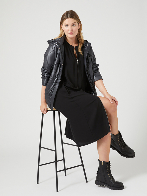 ロング サテン ドレス (※ブランド独自サイズ) 詳細画像 ブラック 5