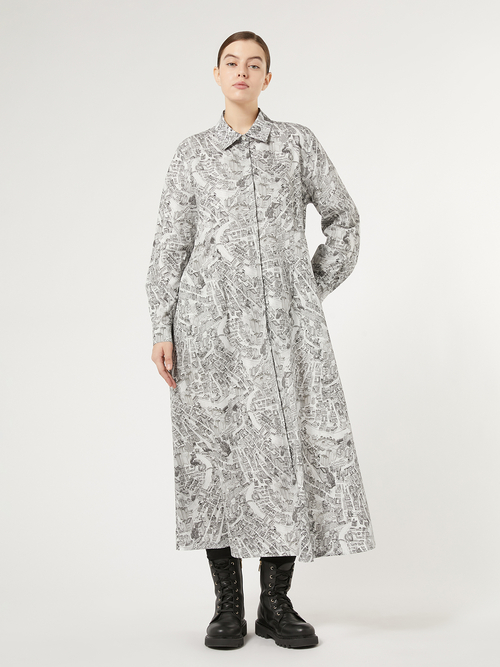 ピュア コットン プリント ドレス(※ブランド独自サイズ)