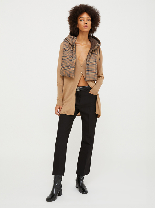 メリノウール ニットカーディガン 詳細画像 ブルー 5