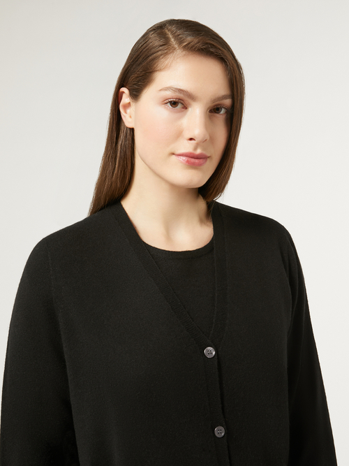 ピュア カシミヤ カーディガン(※ブランド独自サイズ) 詳細画像 ブラック 3