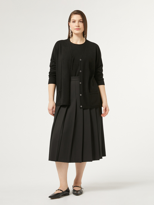 ピュア カシミヤ カーディガン(※ブランド独自サイズ) 詳細画像 ブラック 5