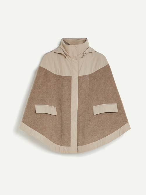  ウール ブレンド ケープ コート 詳細画像 ベージュ 4