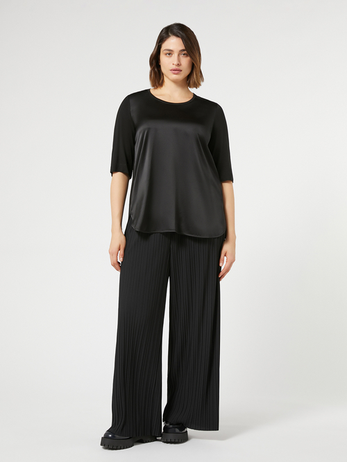 サテン ジャージー パンツ (※ブランド独自サイズ) 詳細画像 ブラック 5