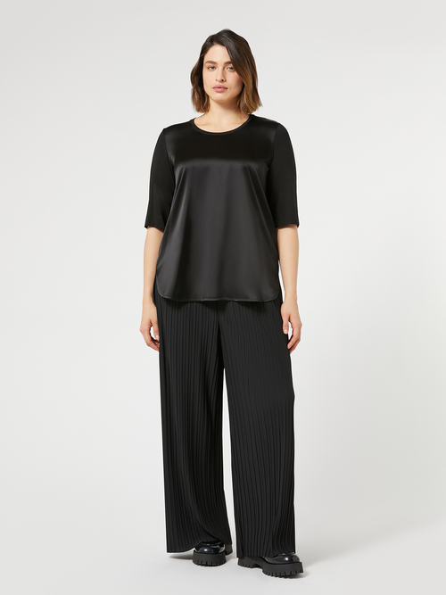 サテン ジャージー パンツ (※ブランド独自サイズ) 詳細画像 ブラック 6