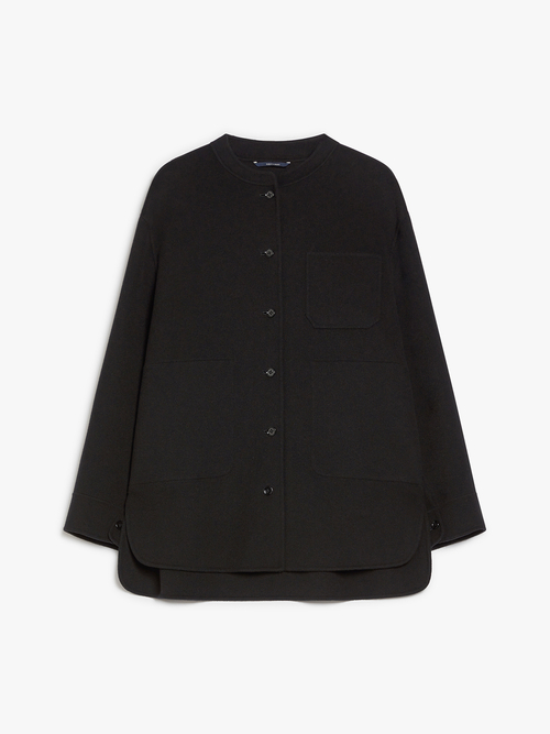 ピュア ウール シャツ ジャケット 詳細画像 ブラック 4