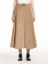 コーデュロイ ロング スカート