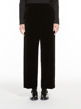 ベルベット ワイドレッグ パンツ