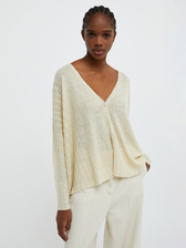 リネン リヨセル カーディガン