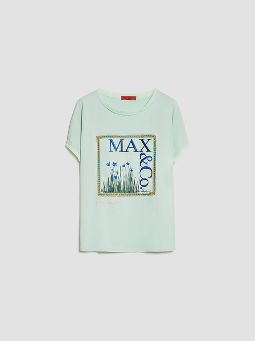 ロゴ エンブロイダリー Tシャツ 詳細画像 ライトブルー 10