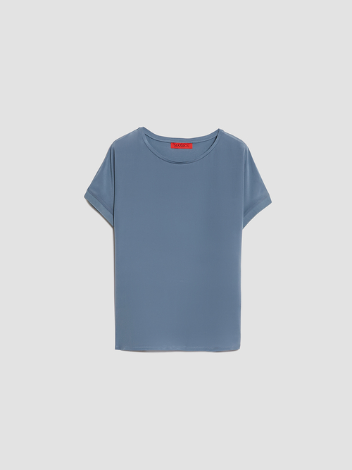 ジャージー シルク Tシャツ 詳細画像 ブルーグレー 4