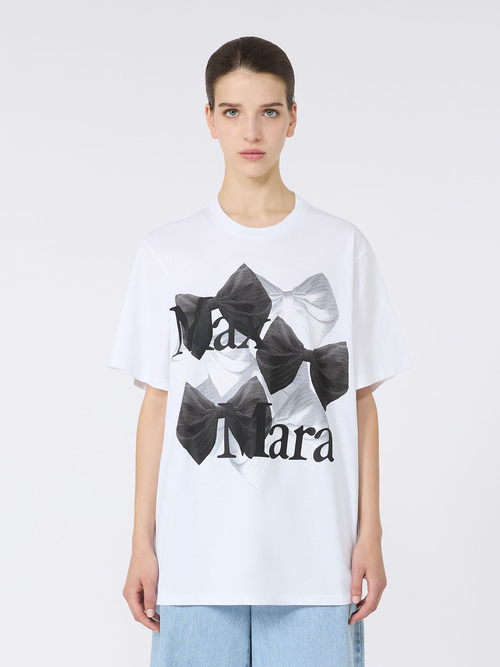 コットン プリント Tシャツ 詳細画像 ホワイト 1