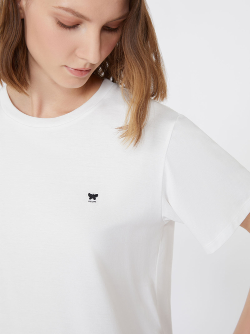 ピュア コットン ジャージー Tシャツ 詳細画像 ホワイト 4